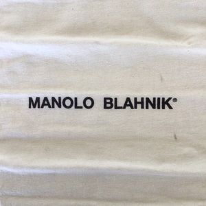 MANOLO BLAHNIK SHOE DUSTBAG